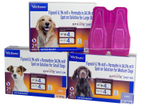 EFFITIX® spot on Solution for Dogs to control tick & flea infestation.